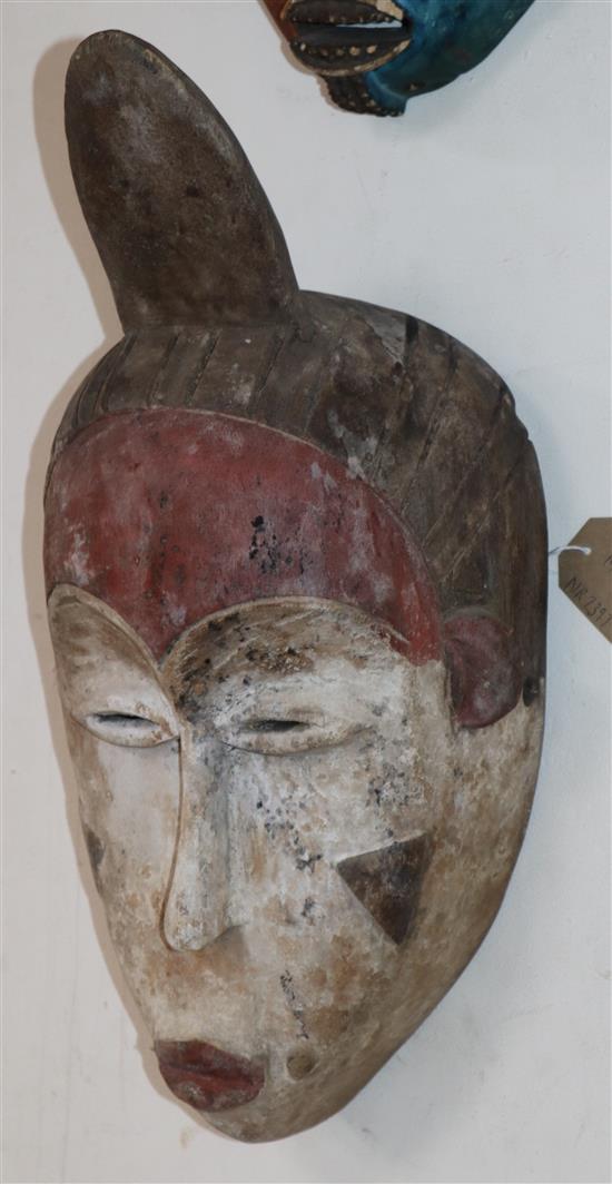 An African softwood mask